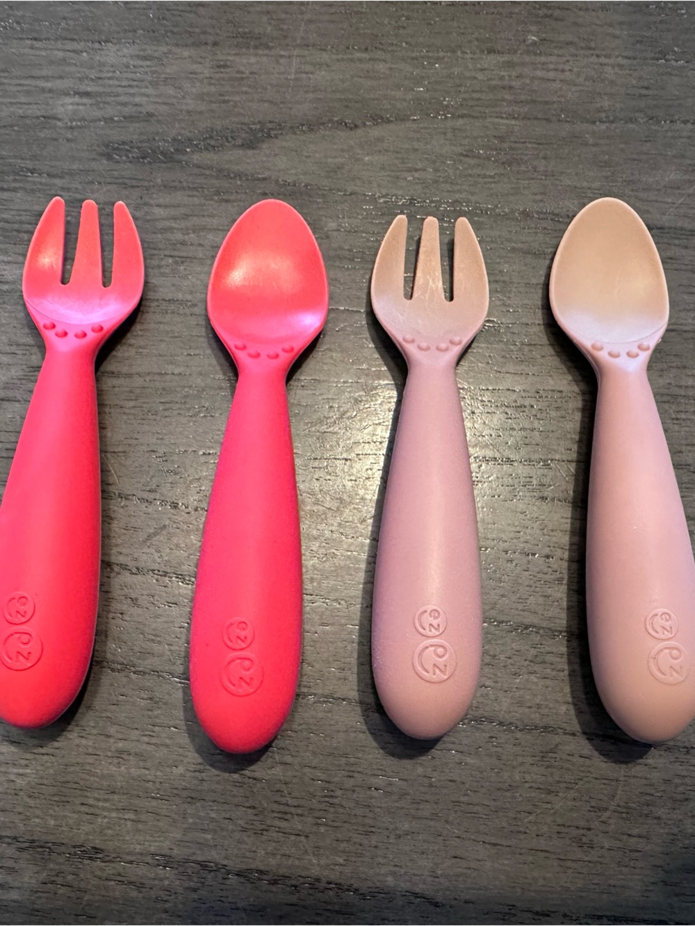 EZPZ Toddler Utensils (12 months +) - 2 Sets